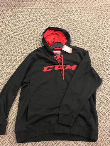 Black Adult XXL Hockey Hoodie