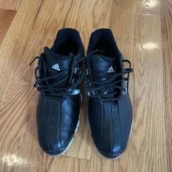 Black Used Men's Size 10 (Women's 11) Adidas Golf Shoes