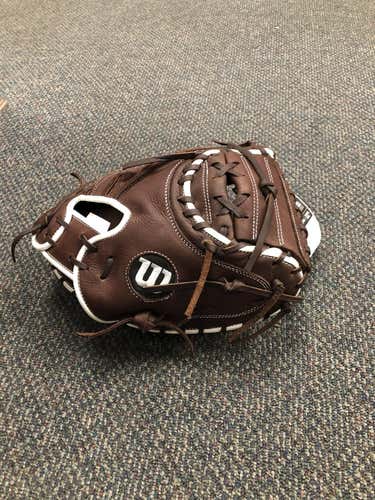 Brown New Adult Wilson Right Hand Throw Catcher's A900 Baseball Glove 34"