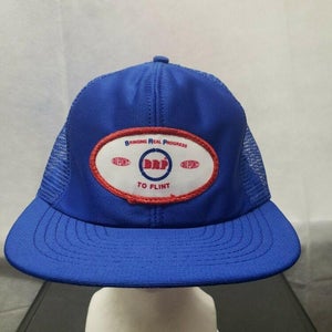 Vintage BRP Bring Real Progress To Flint Dupont Mesh Trucker Snapback Hat
