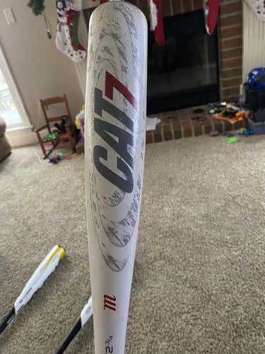 Kid Pitch (9YO-13YO) Used USSSA Certified 2018 Marucci Alloy CAT 7 Bat (-10) 19 oz 29"