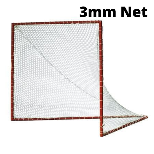 Official Lacrosse Goal w/ 3mm White Net 6x6x7 *Rebox / Return* Backyard