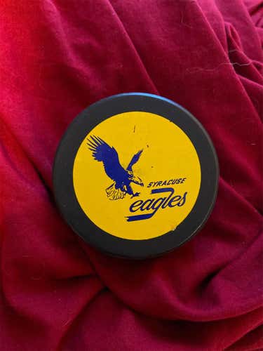 Syracuse Eagles Hockey Puck