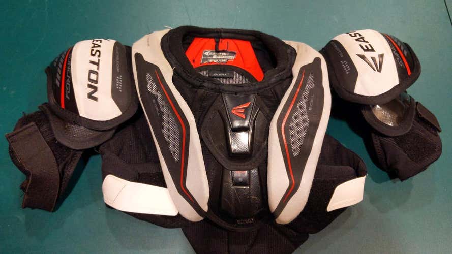 Used Junior Small Easton Synergy HSX Shoulder Pads