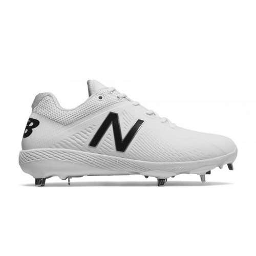 White New Balance 4040v4 Metal Cleats size 12