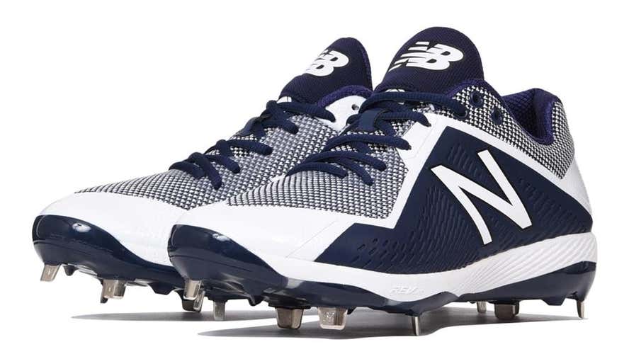 Navy New Balance 4040v4 Metal Cleats size 10