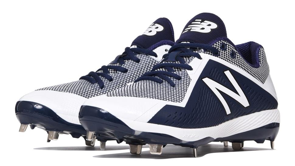 Navy New Balance 4040v4 Metal Cleats size 9.5