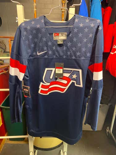 Team USA Blue Adult Large Nike Jersey