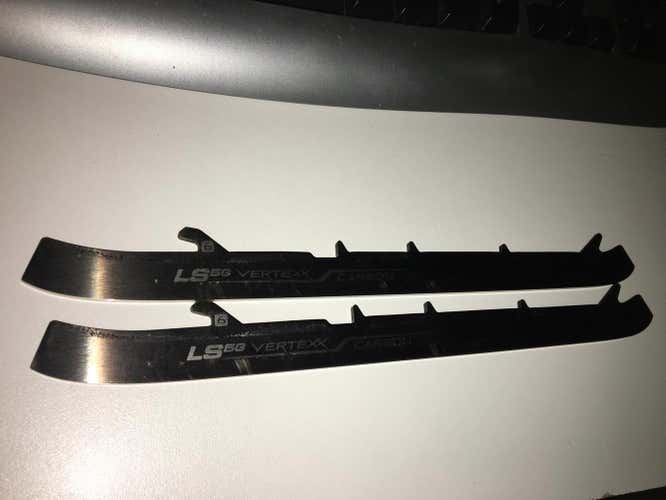 Bauer LS5G Vertexx Edge Carbon Goalie Steel Runners Blades, Size 6, 6.5 Skates