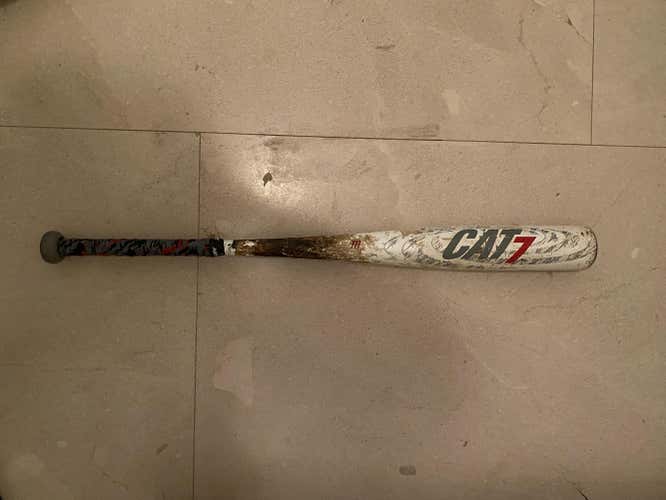 Used Marucci CAT 7 Bat 31" Kid Pitch (9YO-13YO) USSSA Certified Drop 8