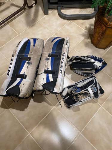 Used Mixed Goalie Set (Pads, Blocker, Glove)