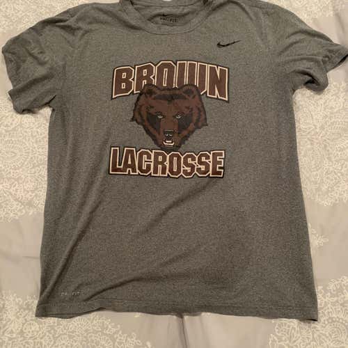 Brown Lacrosse Nike DRI-FIT Shooting Shirt