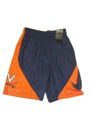 Nike Mens Virginia Cavaliers Basketball Bucket Shorts L/large UVA w/pockets