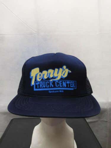 Vintage Terry Truck Center Spokane, Washington Mesh Trucker Snapback Hat