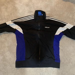 Black Used Large Adidas Jacket