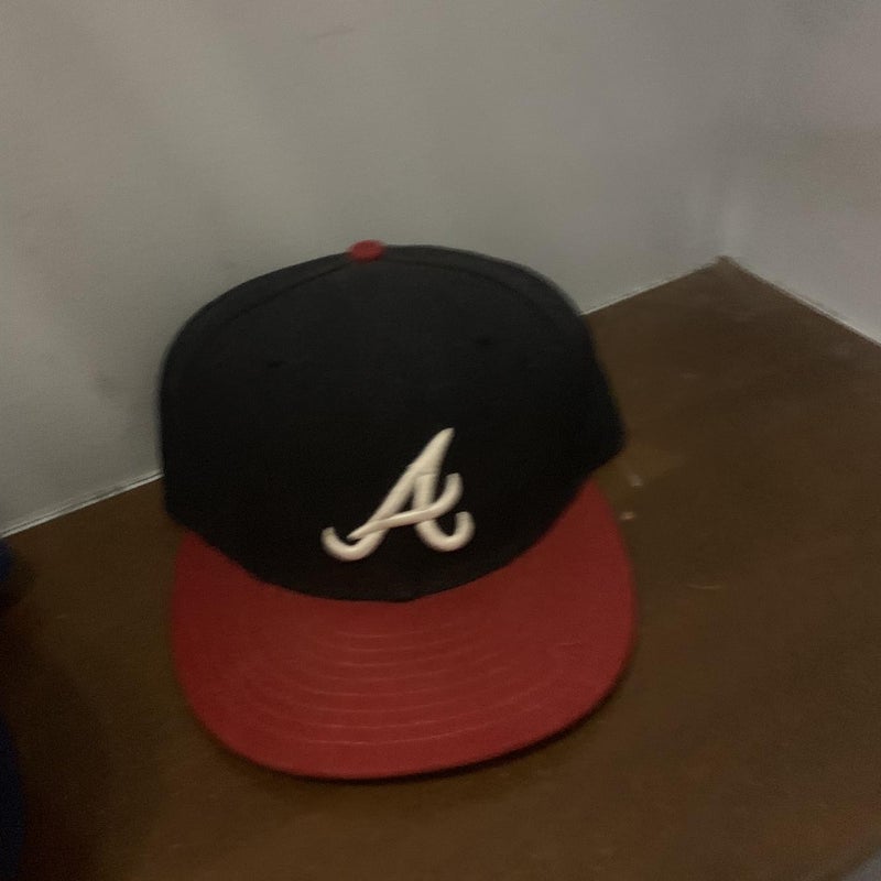 Lilmoxie — Atlanta Braves 1974 Logo Throwback Fitted Hat 7 1/2