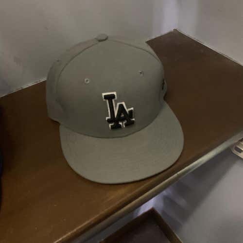 Gray Adult 7 1/2 New Era Hat