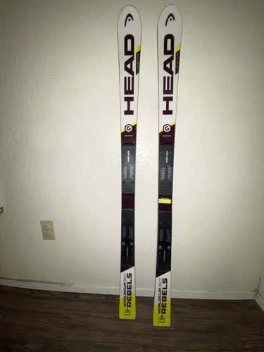 2017 Used HEAD WorldCup Rebels iGS RD TEAM Racing Skis Without Bindings
