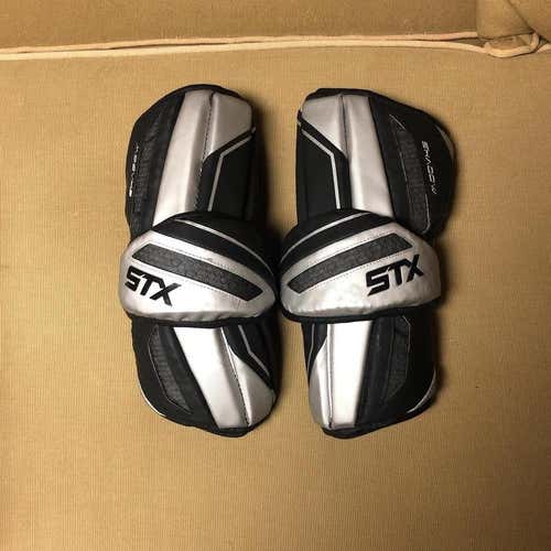 Used Medium STX Shadow Arm Pads (Black/Silver)