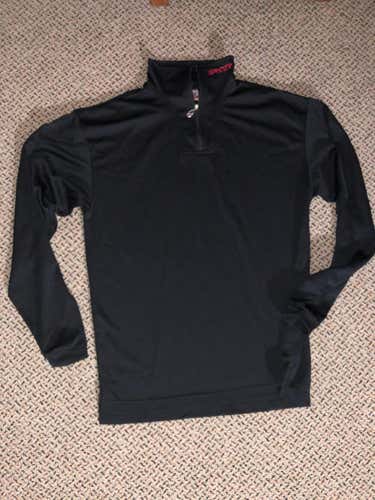 Spyder base layer long sleeve 1/4 zip up with collar - warm, for ski/snow