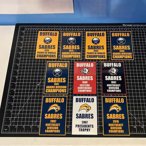 Buffalo Sabres Arena championship Banner Decals