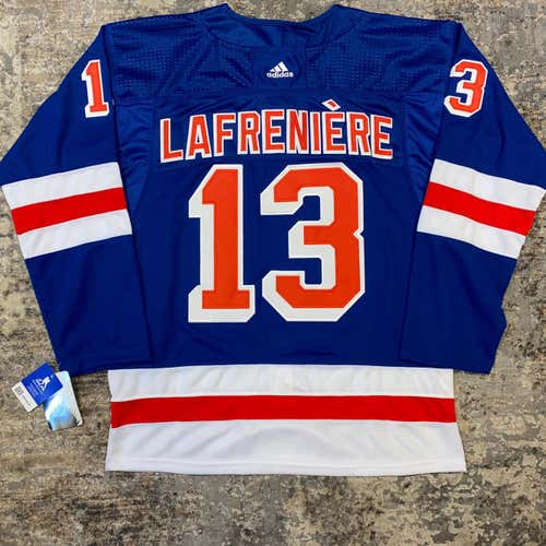 ALEXIS LAFRENIÈRE #13 New York Rangers Home Blue Replica Adidas Jersey BRAND NEW WITH TAGS