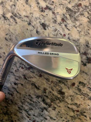 Men's Left Hand Milled Grind Satin Chrome Wedge Flex Steel Shaft Wedge