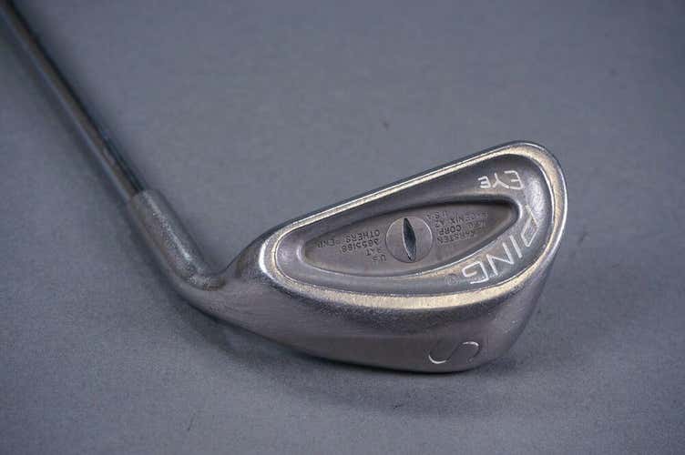 ORIGINAL PING EYE BLACK DOT SAND WEDGE W/ PING ZZ LITE STEEL SHAFT ~ L@@K!!