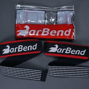 BARBEND CROSSFIT BODY BUILDING STYLE PULLING WEIGHT POWER LIFTING STRAPS