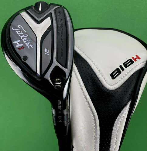 Titleist 818 H1 Rescue 3-Hybrid 3H 21* Regular R-Flex Tensei CK 60HY Red #81824