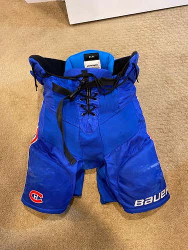 Bauer Pro Stock Montreal Canadiens Hockey Pants Medium