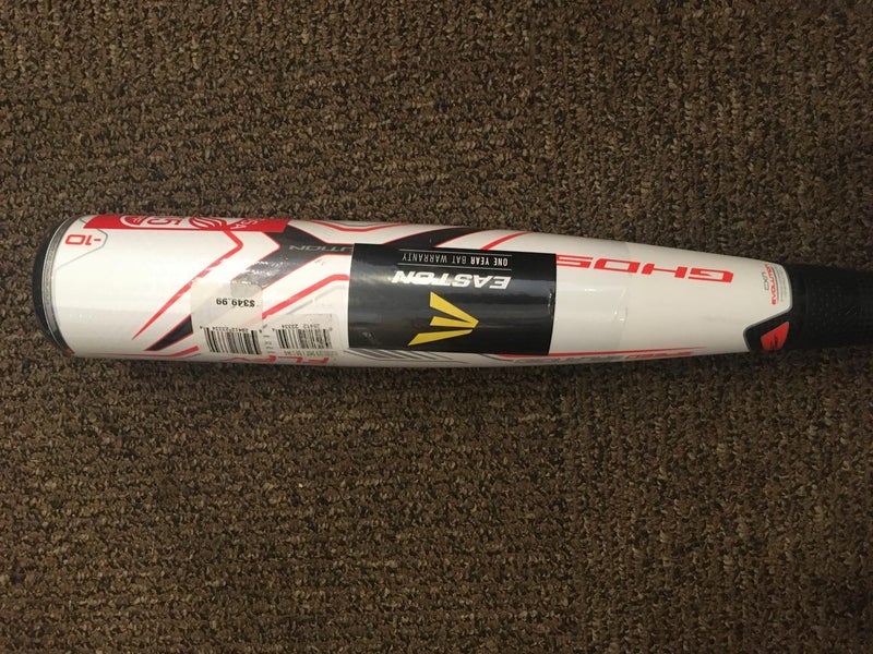 New Kid Pitch (9YO-13YO) USSSA Certified 2019 Easton Ghost X Bat (-10) 19 oz 29"