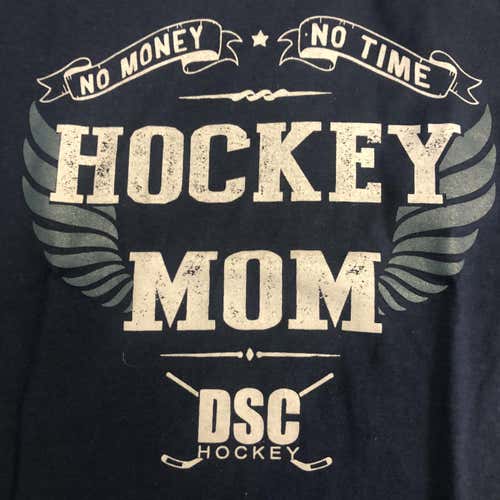 HOCKEY MOM - No $$$/No Time Adult womens Tshirts