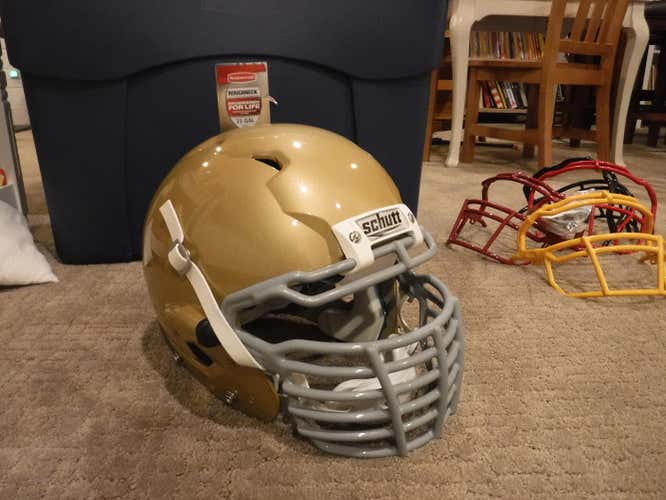 Used Gold Adult Large Schutt ION 4D Helmet