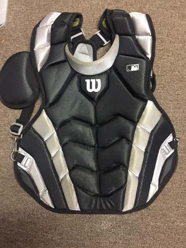 Black Adult Wilson Catcher's Chest Protector