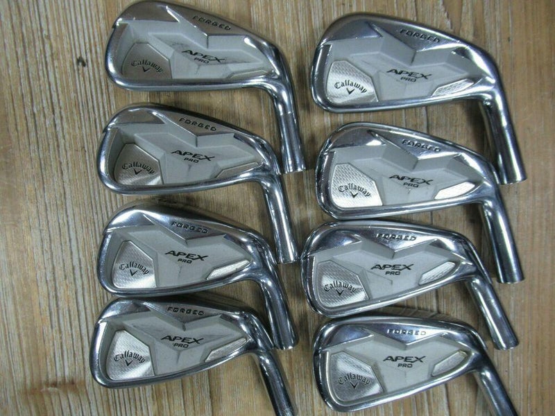 19 SINGLE DOT TOUR ISSUE CALLAWAY APEX PRO FORGED IRON SET 3 - PW