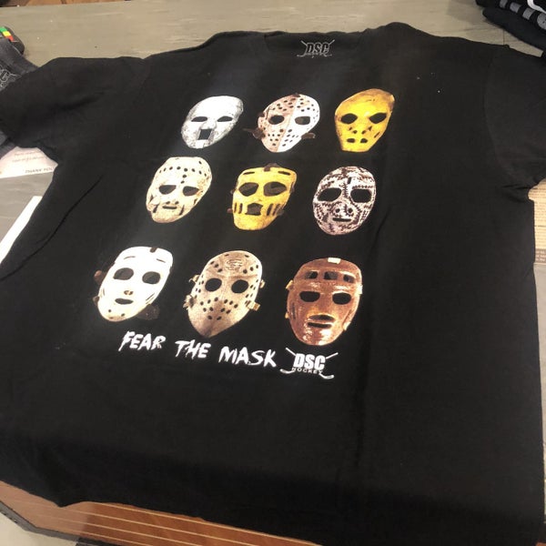 "FEAR THE MASK" Goalie Adult Tshirts