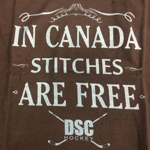"IN CANADA, STITCHES ARE FREE" Adult Tshirts
