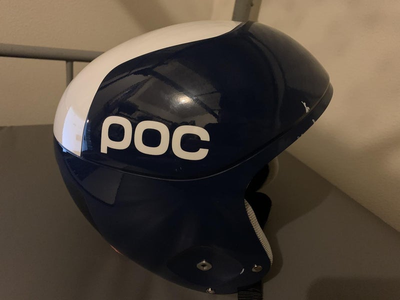 Blue Used Unisex Medium/Large POC Skull Orbic Comp Spin Helmet FIS Legal