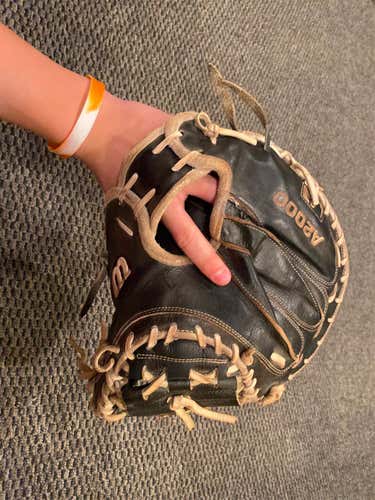 Black High School/College Catcher's A2000 32.5" Baseball Glove