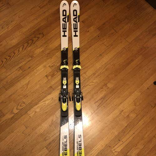 HEAD World Cup Rebels i.GS RD Race Skis With Bindings