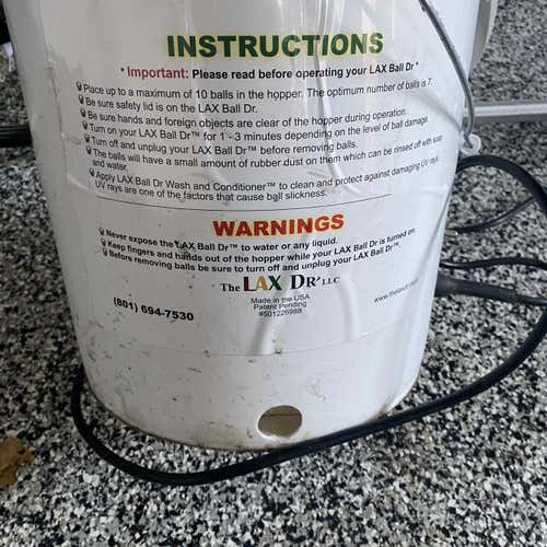 Used Lacrosse Ball Degreaser