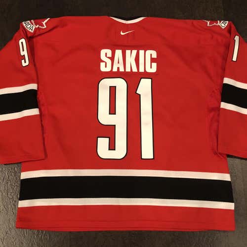 Nike 2002 IIHF Team Canada SAKIC Red Jersey XL
