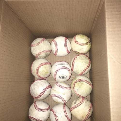 Baseballs 13 Baseballs Used Good To Fair
