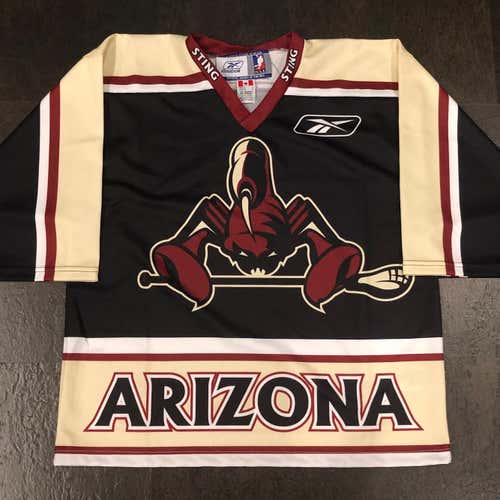 RBK NLL Arizona Sting Lacrosse Jersey LARGE