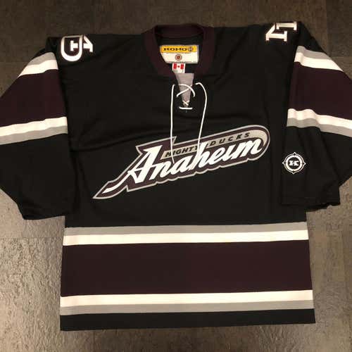 *Rare* KOHO 2004 Anaheim Mighty Ducks Alternate 3rd Jersey MEDIUM