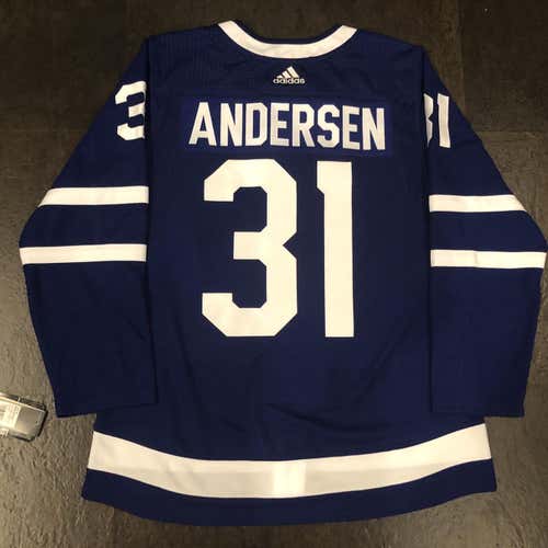 NWT Adidas AdiZero Toronto Maple Leafs ANDERSEN Home Jersey Sz 52