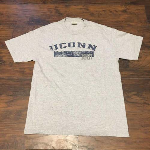 UConn Huskies NCAA Established 1881 School TCX Sports Tee Shirt Size Lg