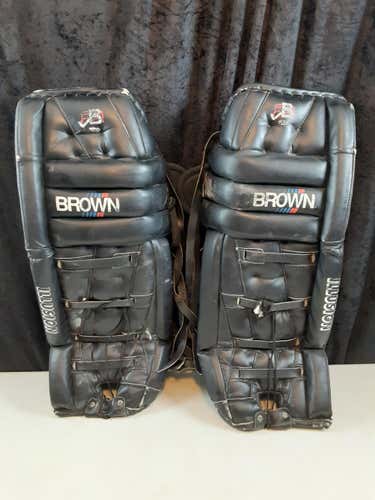 vintage Used 32" John Brown Illusion Goalie Leg Pads