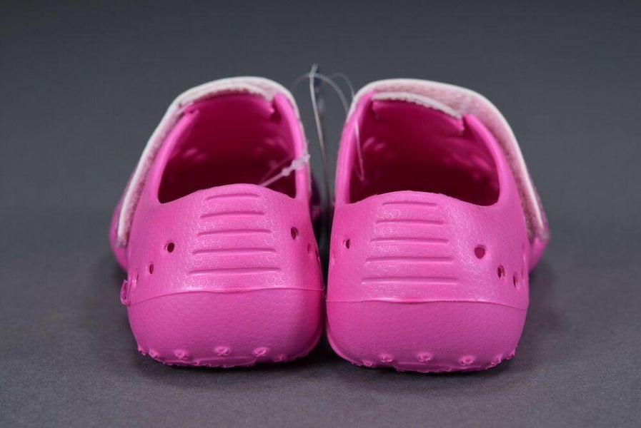 GIRLS HOUNDS KIDS LIGHT WEIGHT ULTRALITE SHOES SLIP-ON HOT PINK/SOFT PINK 11/12
